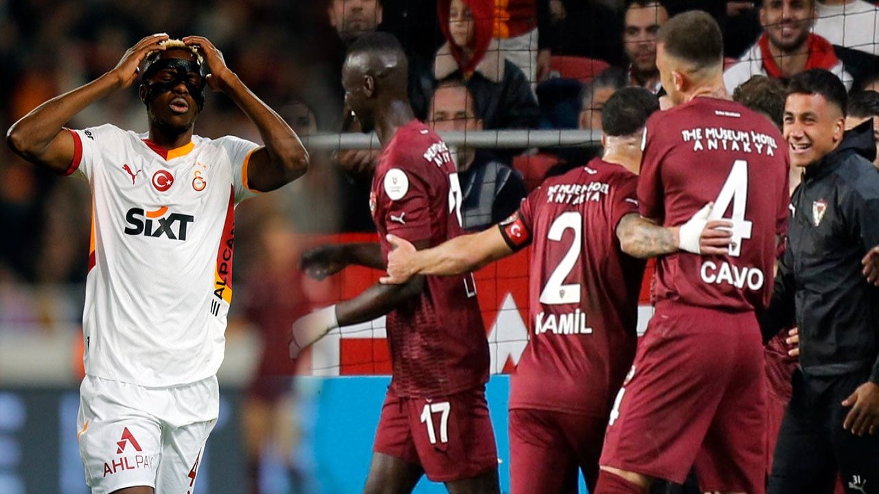 Galatasaray, Hatayspor karşısında zor anlar yaşadı; Yabancı VAR kararı maça damga vurdu! 15 497196