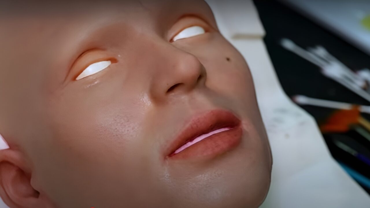 Neredeyse insan gibi! CES'te tanıtılan robot tüyler ürpertti 41 melody insan gibi iste ceste tanitilan gercekci robot 1 e1736452161675