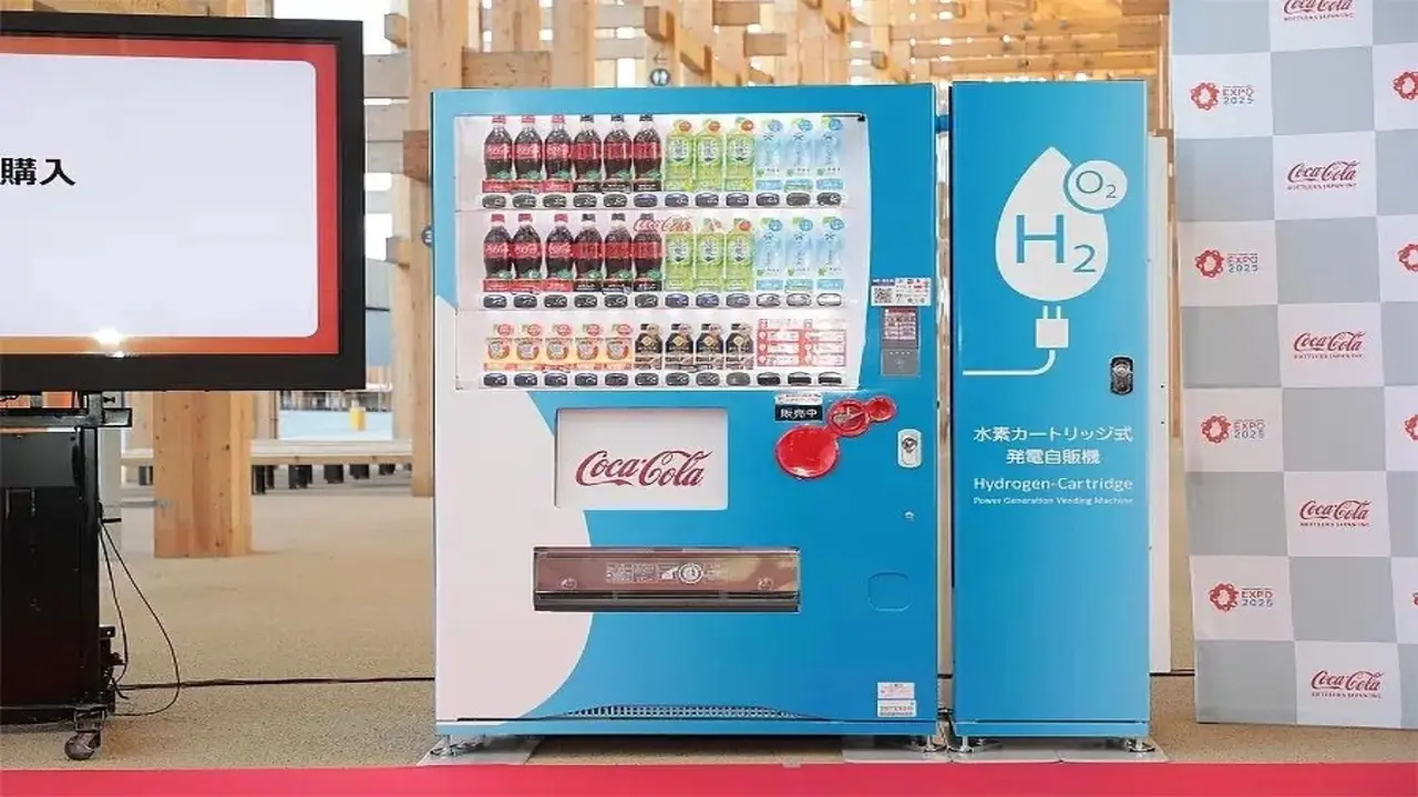 Coca-Cola, hidrojen ile çalışan otomatını tanıttı! 13 Coca Cola hidrojenle calisan ot.webp