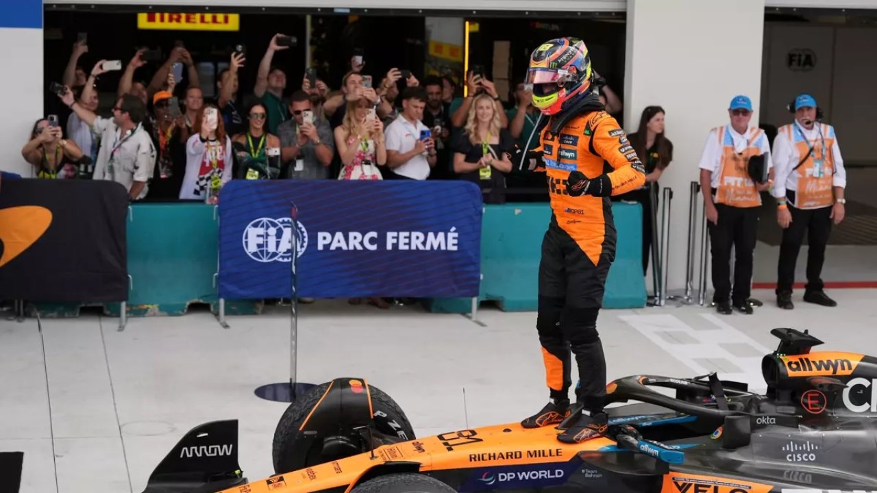 Formula 1'de Miami Grand Prix'sini Oscar Piastri kazandı! 9 515166