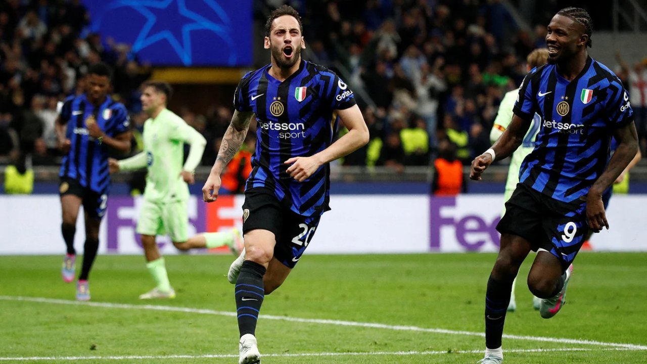 Hakan Çalhanoğlu attı, Şampiyonlar Ligi'nde ilk finalist Inter oldu 11 515741