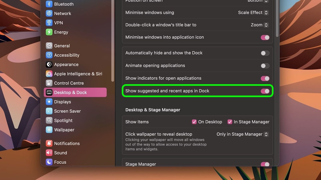 Mac'te Dock'ta gösterilen son uygulama sayısı değiştirme 5 macte dockta gosterilen son uygulama sayisi degistirme 1