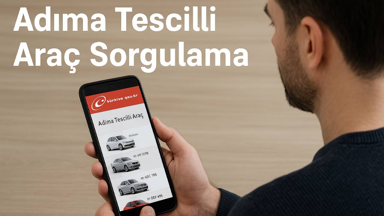 e-Devlet üzerinden Adıma Tescilli Araç Sorgulama 10 tescilli arac sorgulama