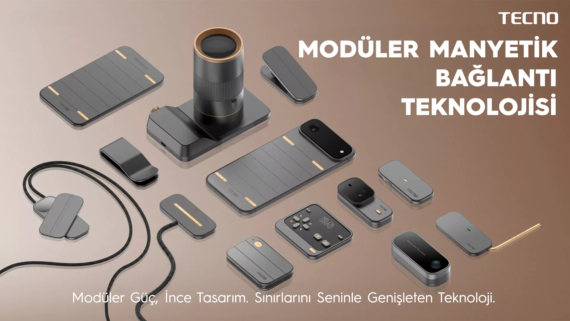 TECNO Modüler Telefon Konsepti: MWC'de Tanıtılan İnce Tasarım 15 1772014863 TECNO ModulerEkosistem 1 .webp