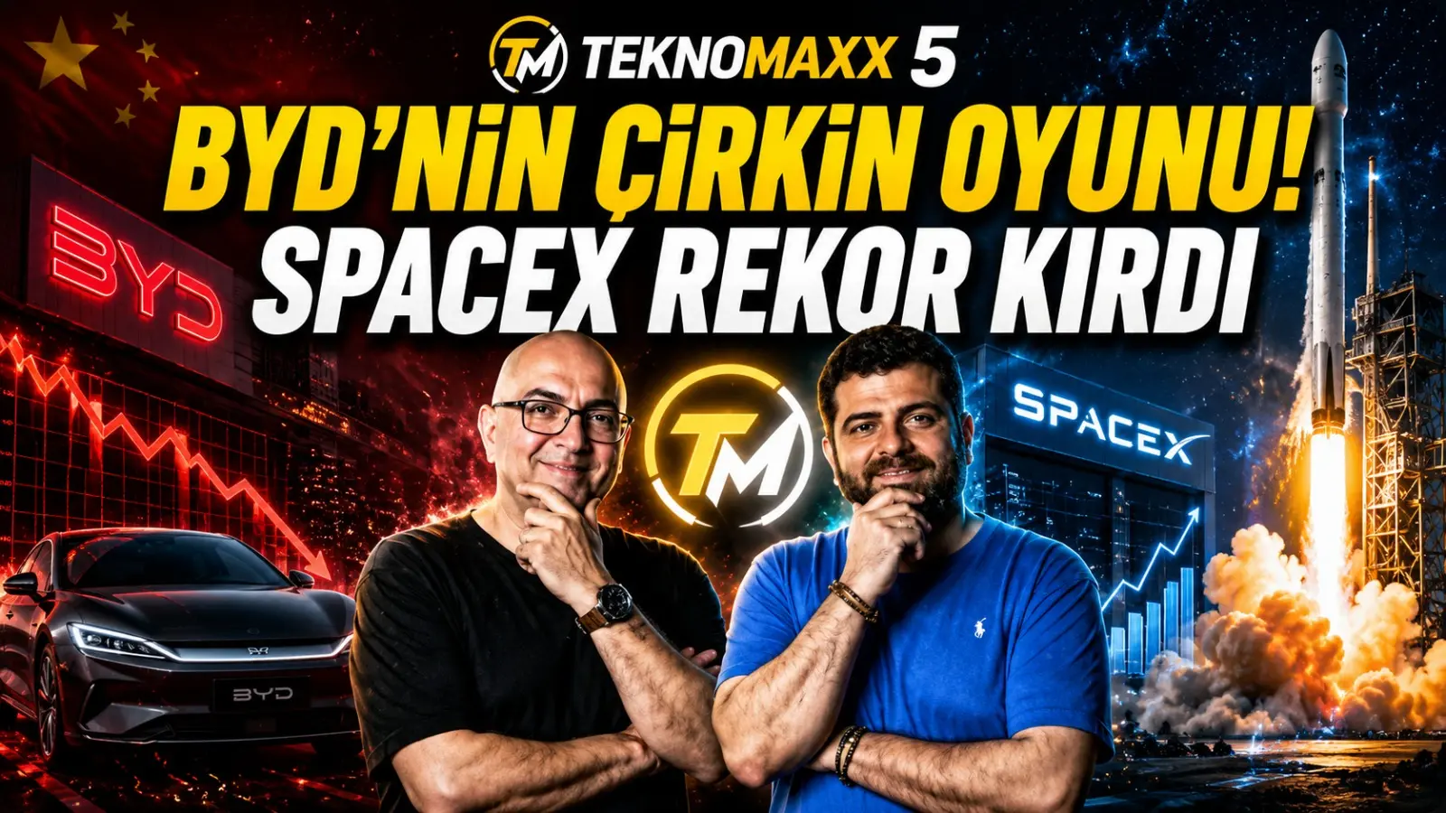 BYD'nin çirkin oyunu! SpaceX rekor kırdı, iOS 27 hayal kırıklığı mı? | TeknoMaxx #5 3 BYDnin cirkin oyunu SpaceX rekor kirdi iOS 27 hayal kirikligi mi TeknoMaxx 5.webp