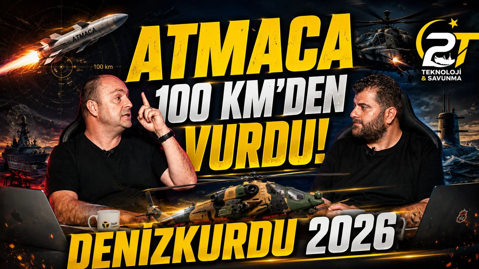 ATMACA 100 km'den vurdu! Denizkurdu 2026'daki teknolojiler | 2T Savunma & Teknoloji #4 6 atmaca 100 km den vurdu denizkurdu 2026 2t savunma teknoloji .webp