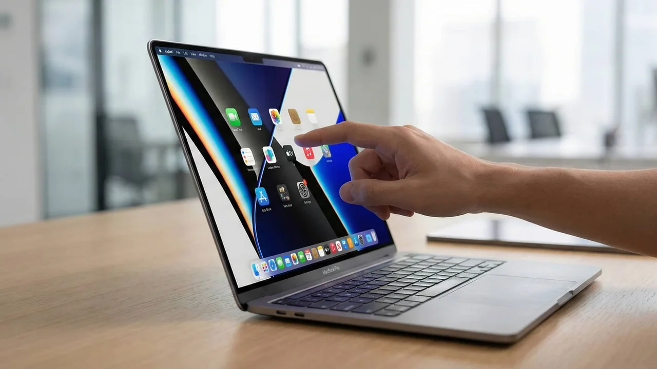 dokunmatik macbook m5 cipleriyle geliyor.webp