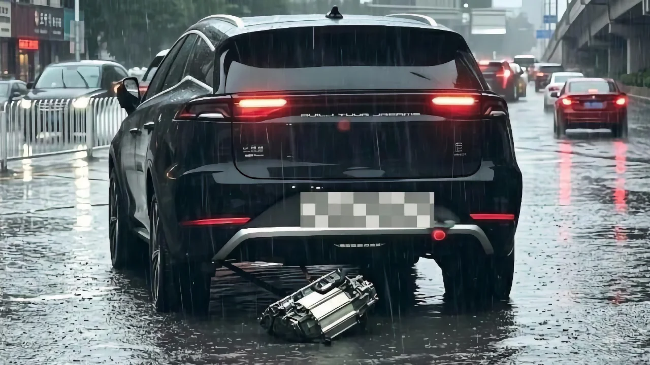 Motoru Düşen BYD Otomobili Ortalığı Karıştırdı 4 BYD Tang Motor.webp